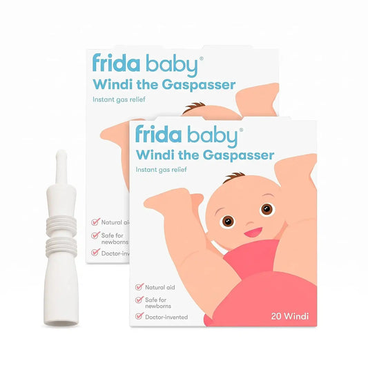 Frida Baby Windi Gas Passer, Baby Gas Relief, Made in USA, 100% Natural, Safe & Effective Instant Relief for Babies & Infants, 10ct, (Pack of 4)