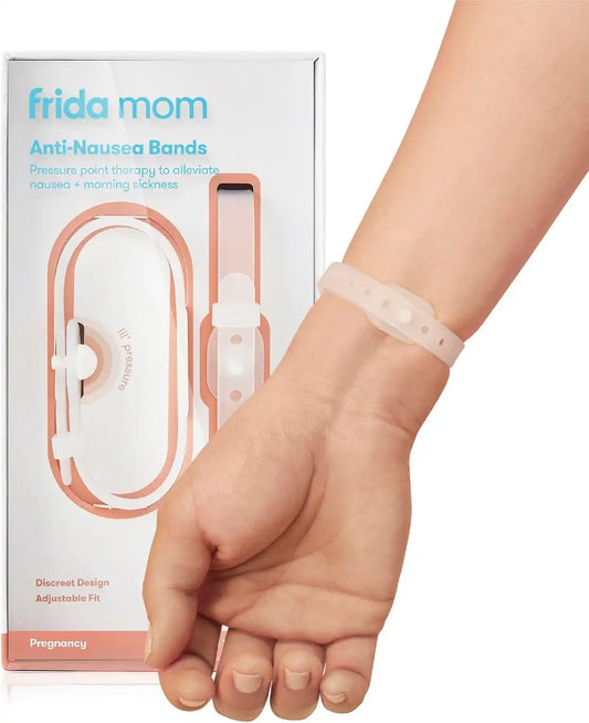 Frida Mom Nausea Bands for Morning Sickness Relief, 24/7 Support & Therapy, 2 Count (Pack of 12)