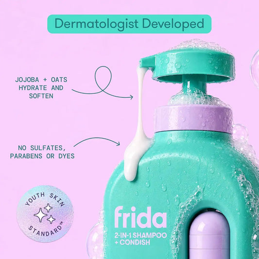 Frida for Kids 2-in-1 Shampoo & Conditioner for Kids, Hair Care, 17 oz
