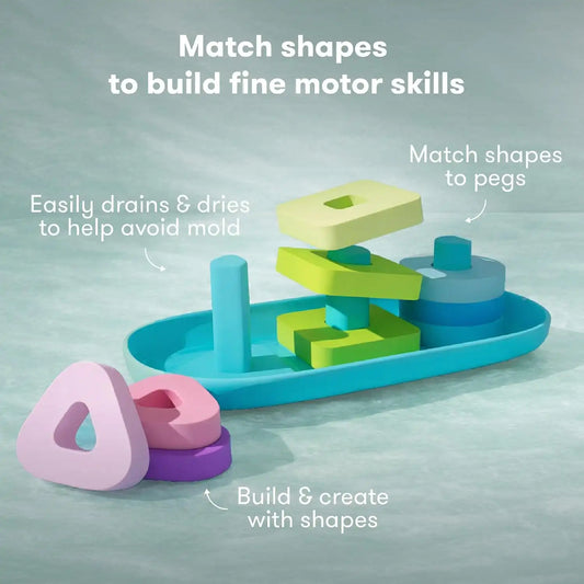 Frida Baby Sort + Solve Bath Puzzle Toy for Toddlers, Ages 18+ months