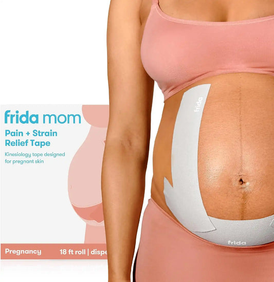 Frida Mom Kinesiology Tape for Pregnancy Belly Support, Essentials, 18ft