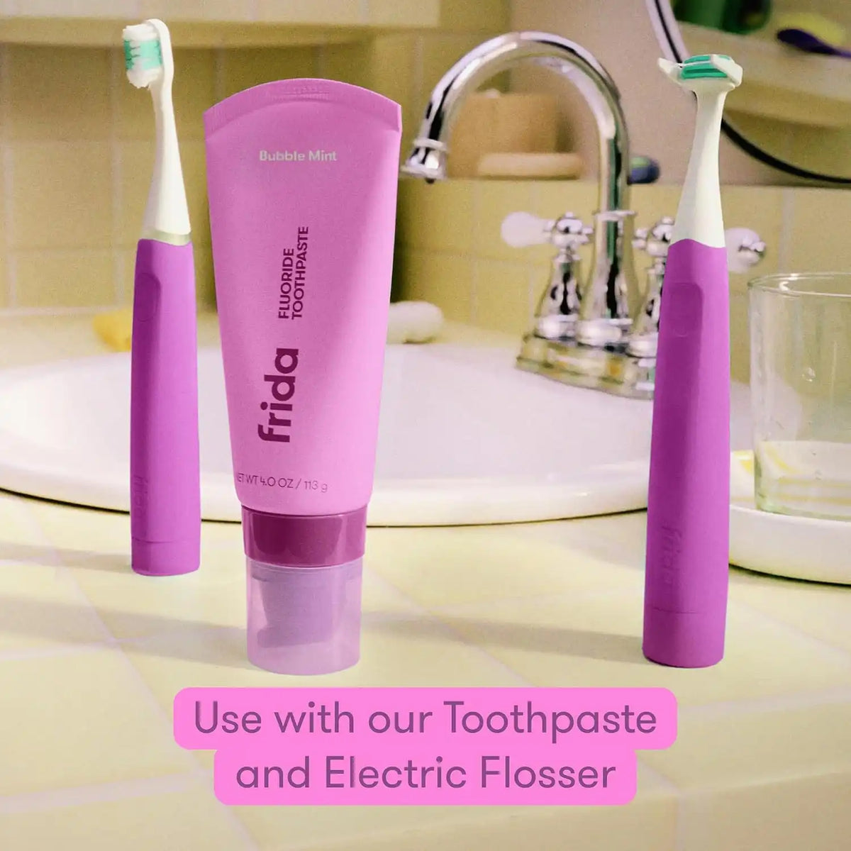 Frida for Kids Electric Toothbrush for Kids, Soft Bristles, 1 Ct