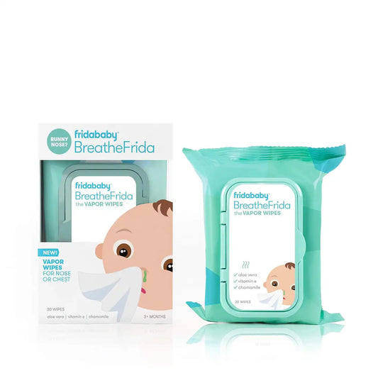 Frida Breathefrida Toddler & Baby Nose Wipes, Baby Saline Wipes, 30ct