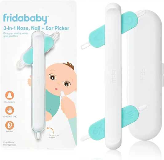 Frida 3-in-1 Nose, Nail + Ear Picker for Baby Grooming