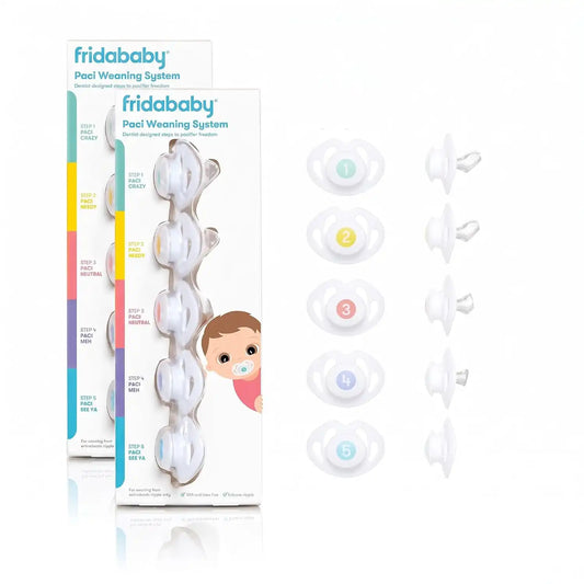 Frida Baby Silicone Paci Weaning System, BPA Free, Latex Free (Pack of 2)