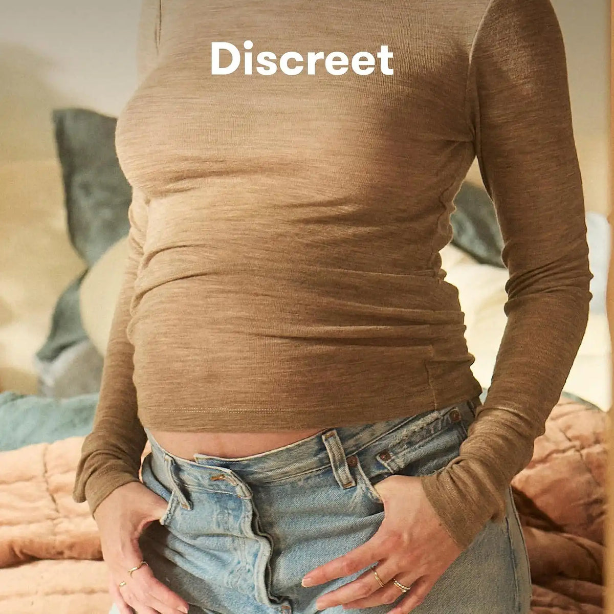 Frida Dual Support Pregnancy Belly Band, Maternity Belly Band, Clay