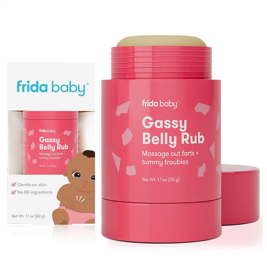 Frida Gassy Belly Rub for Infant Gas Relief, Belly Massage Made w/ Oil