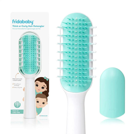 Frida Detangling Hairbrush for Thick or Curly Hair, Wet or Dry Use