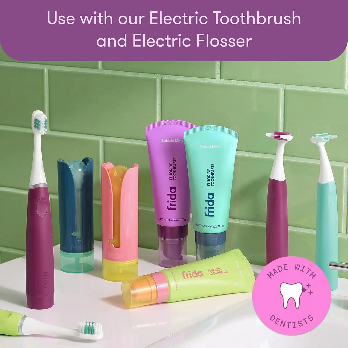 Frida for Kids Fluoride Toothpaste for Kids, Cavity Protection, 4 oz