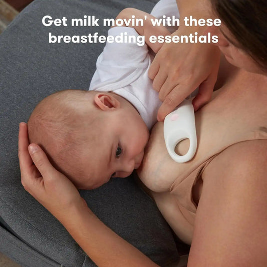 Frida Mom 9pc Breastfeeding Essentials Kit, Milk Flow, Postpartum Gift Set