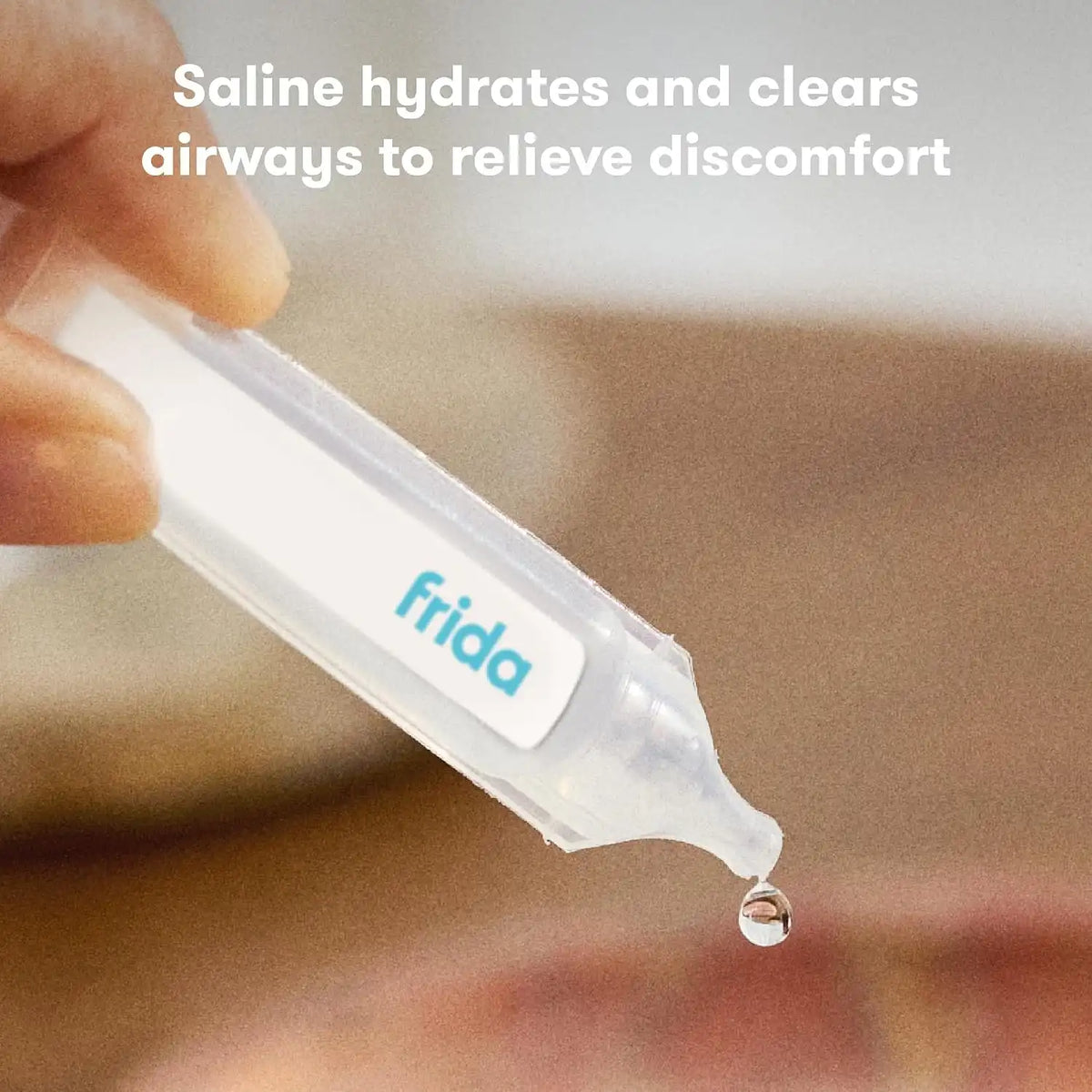 Frida Saline Ampules for Therapy, Safe for All Ages, 10 Single-Use Vials