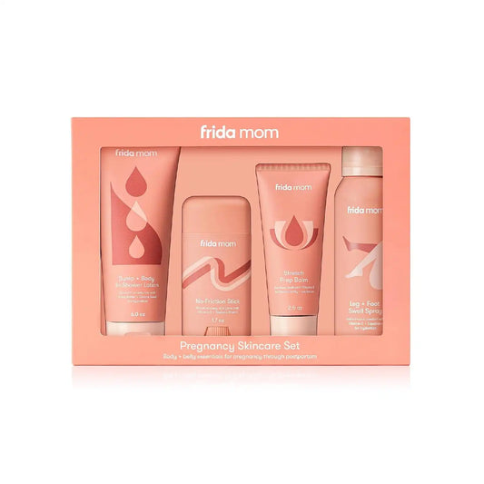 Frida Mom Pregnancy Skincare Set, Body Relief, In-Shower Lotion, 4pk Set
