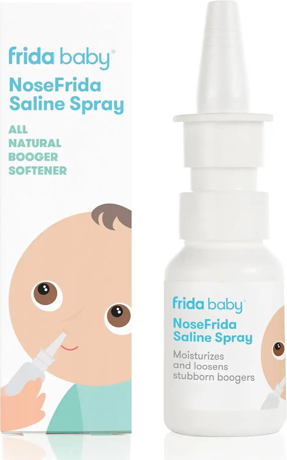 Frida NoseFrida Saline Mist Spray, Nasal Decongestant, 0.68 fl oz