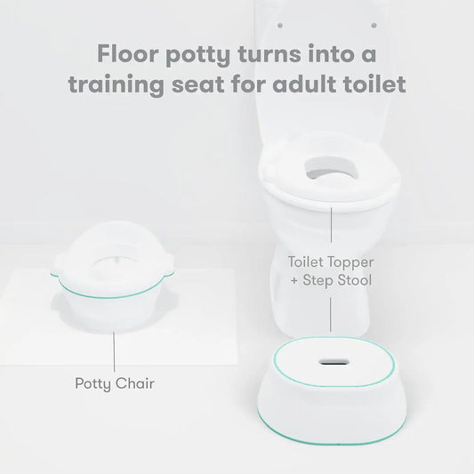 Frida 3-in-1 Grow-With-Me Toddler Potty Training Toilet, Toddler Potty