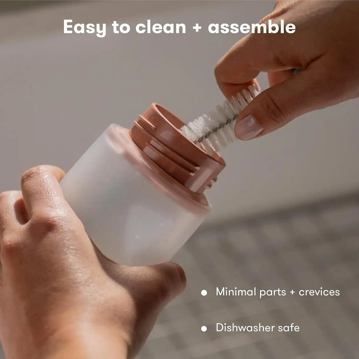 Frida Mom 2-in-1 Manual Breast Pump Silicone Bottle, Milk Collector, 5oz