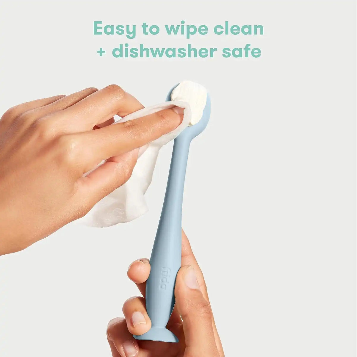 Frida Baby Diaper Cream Spatula, 100%Silicone Butt Spatula, BPA- Free, Blue