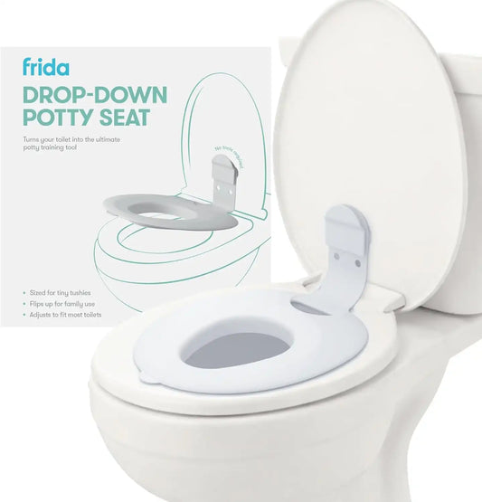 Frida Drop Down Potty Training Seat for Toddlers & Kids, Easy to Clean