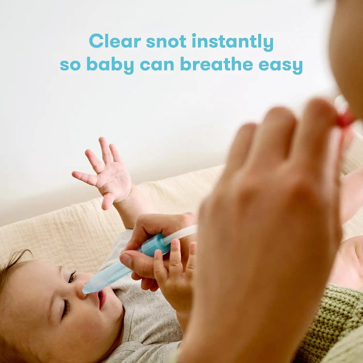 Frida NoseFrida SnotSucker Nasal Aspirator for Baby, 4 Hygiene Filters