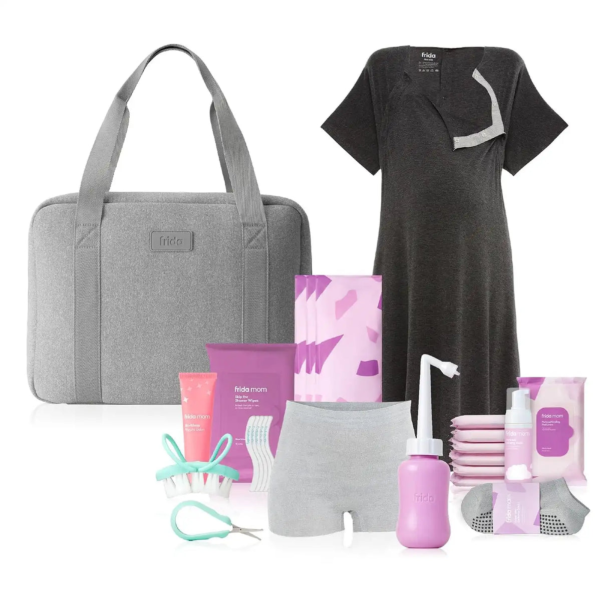Frida 30pc Pre-Packed Hospital & Diaper Bag Essentials Kit, Gift Set