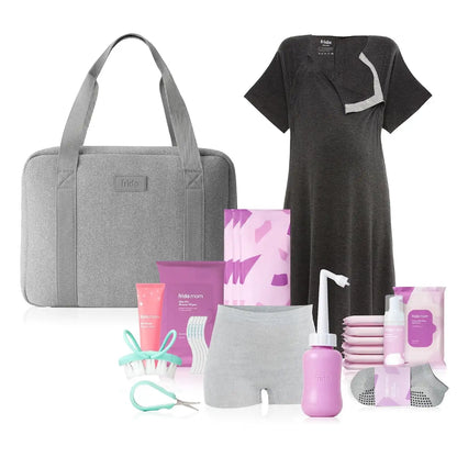 Frida 30pc Pre-Packed Hospital & Diaper Bag Essentials Kit, Gift Set