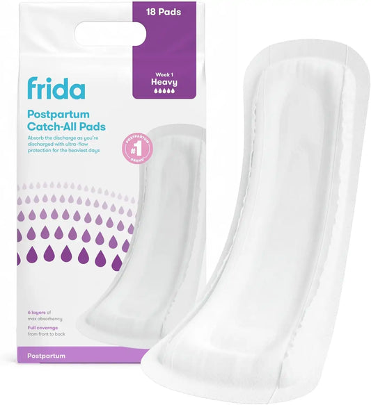 Frida Postpartum Pads, Leak Proof Feminine Care Maxi Pads, 6 Layers