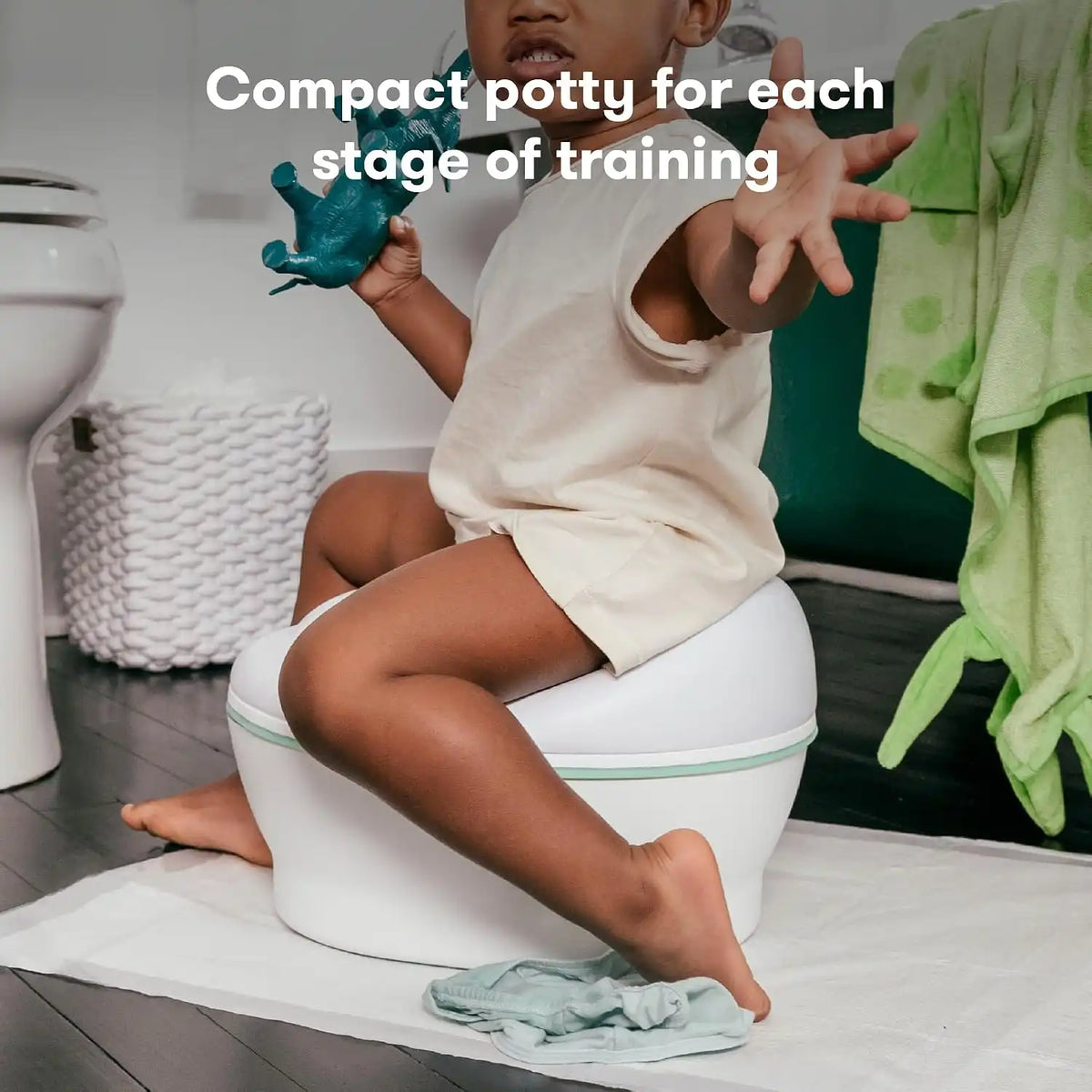 Frida 3-in-1 Grow-With-Me Toddler Potty Training Toilet, Toddler Potty