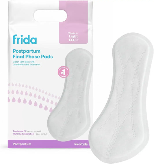 Frida Postpartum Final Phase Pads, Light Flow + Leak Protection, 44 Count