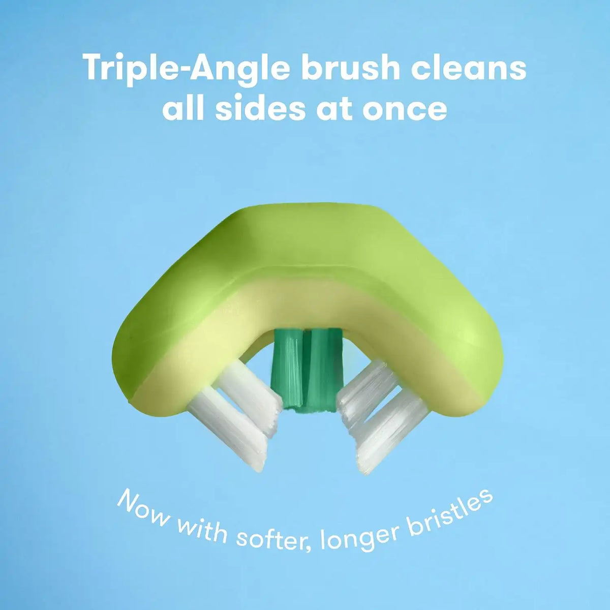 Frida Triple-Angle Toothhugger Toddler Toothbrush, 2 Years and Up