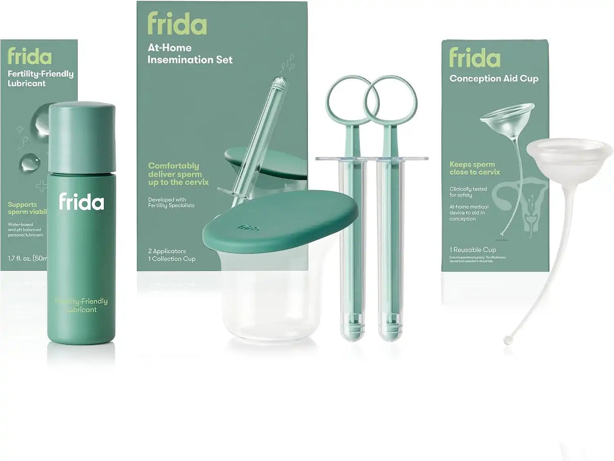 Bundle of Frida Fertility Lubricant | | Frida Fertility Conception Aid Cup | Frida Fertility at-Home Insemination Kit | Insemination Kit for Families, Developed with Fertility Specialists