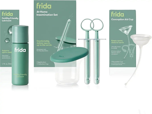 Bundle of Frida Fertility Lubricant | | Frida Fertility Conception Aid Cup | Frida Fertility at-Home Insemination Kit | Insemination Kit for Families, Developed with Fertility Specialists