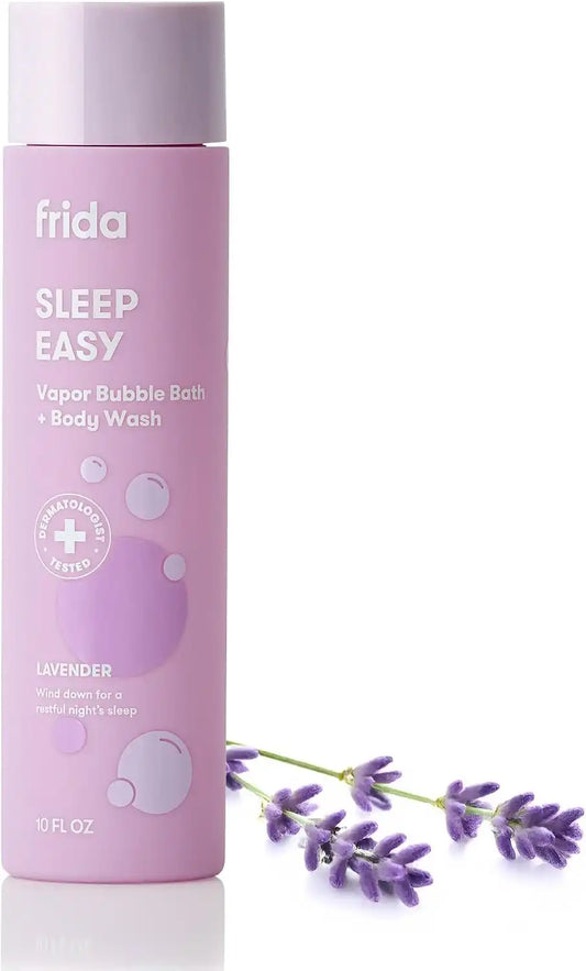 Frida Lavender Bubble Bath + Body Wash, Sleep & Calm, Safe for Skin