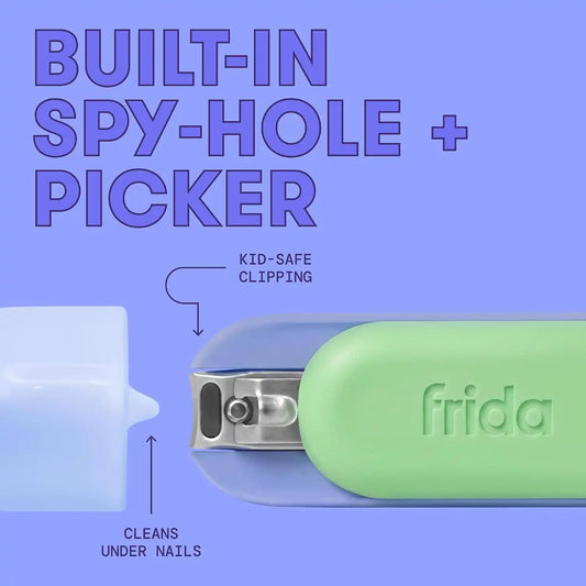 Frida for Kids Nail Clipper for Kids, Safety Nail Clipper + Picker, 1 Ct