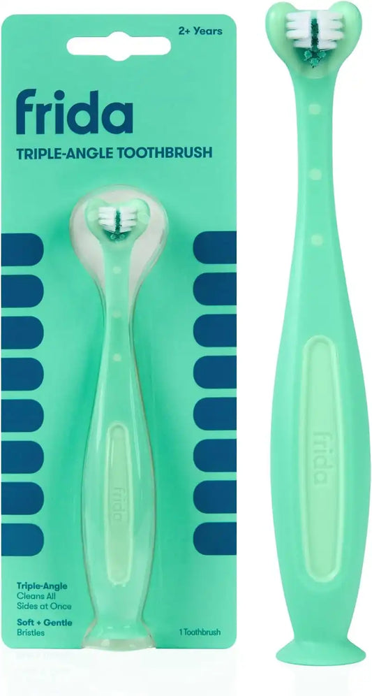 Frida Triple-Angle Toothhugger Toddler Toothbrush, 2 Years and Up