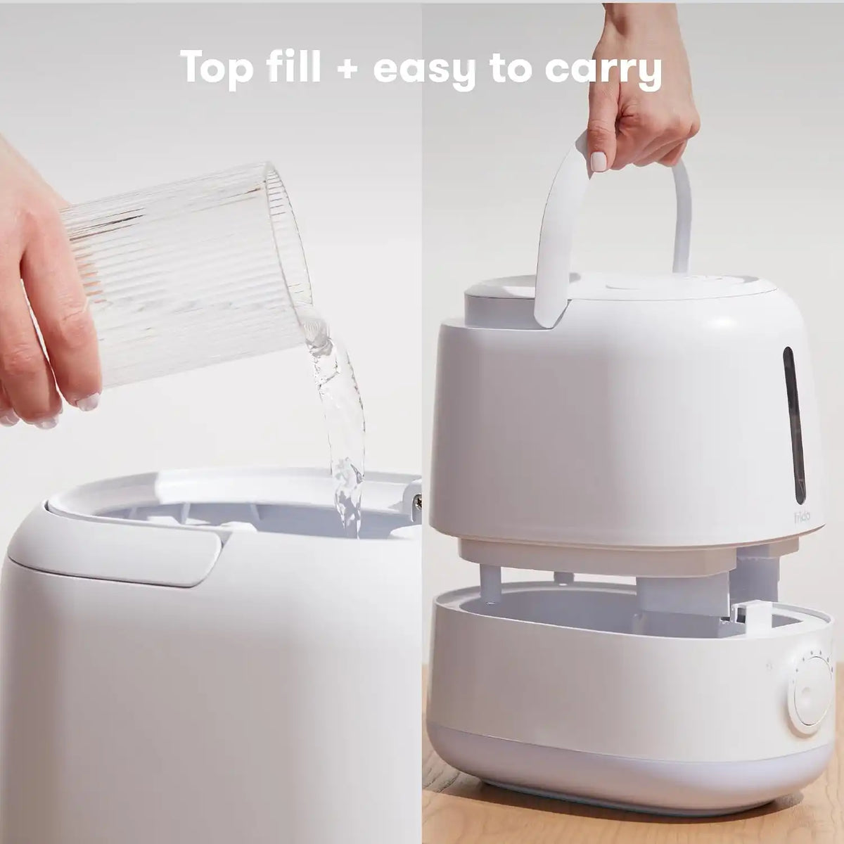 Frida 3-in-1 XL Top Fill Cool Mist Humidifier for Bedroom, Essentials