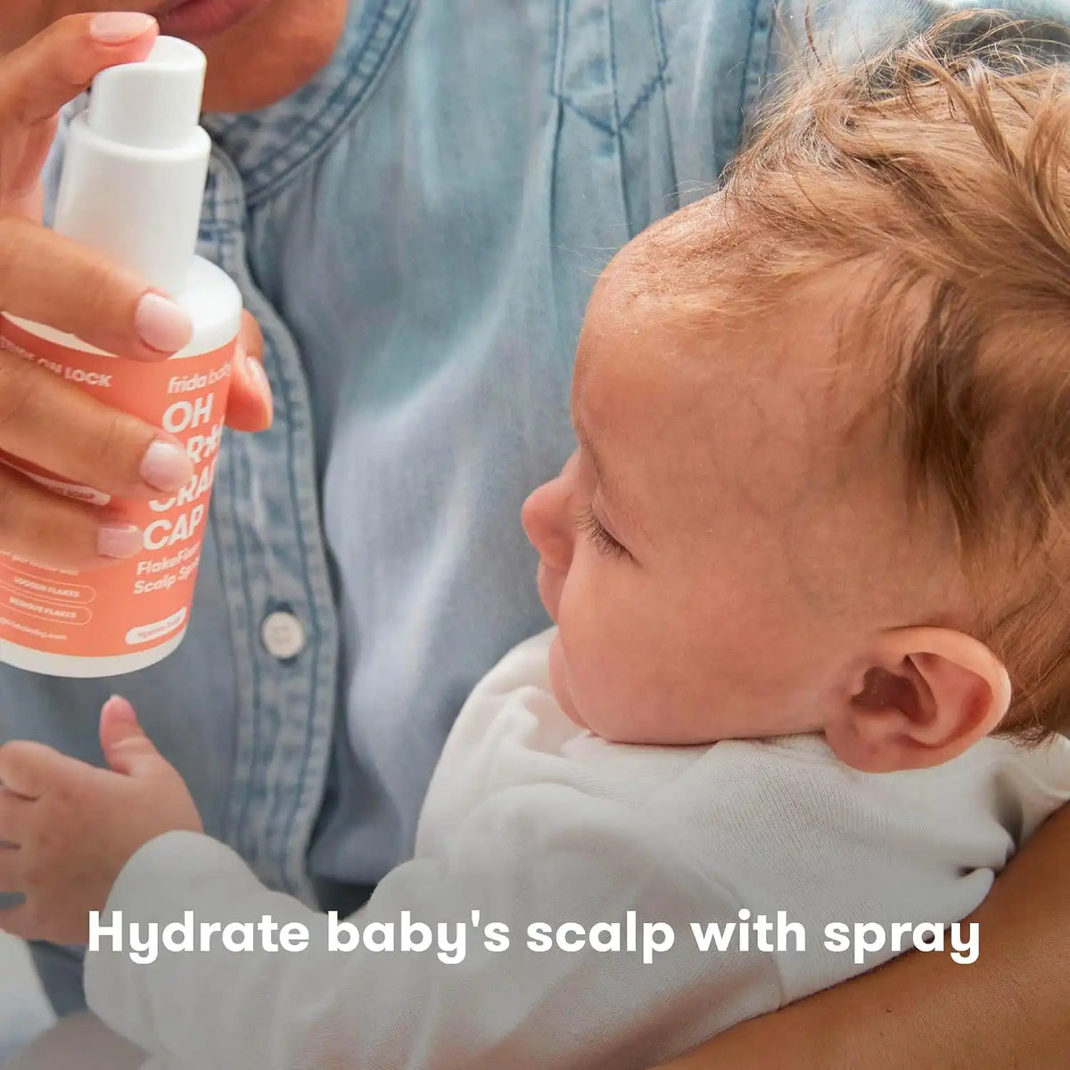 Frida Baby Cradle Cap Treatment Kit, Shampoo + Flake Fixer Scalp Spray