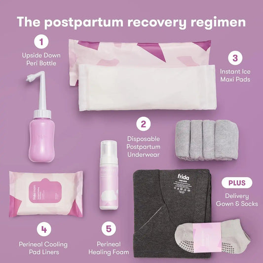 Frida 15pc Labor & Postpartum Kit Gift Set for Baby Showers & Mom to Be