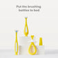 Frida Grow-with-Me Training Toothbrush Set, 6-18 Months, Yellow