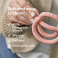 Frida Get-A-Grip Silicone Teether for Pain Relief, Up to 18Mons, Pink