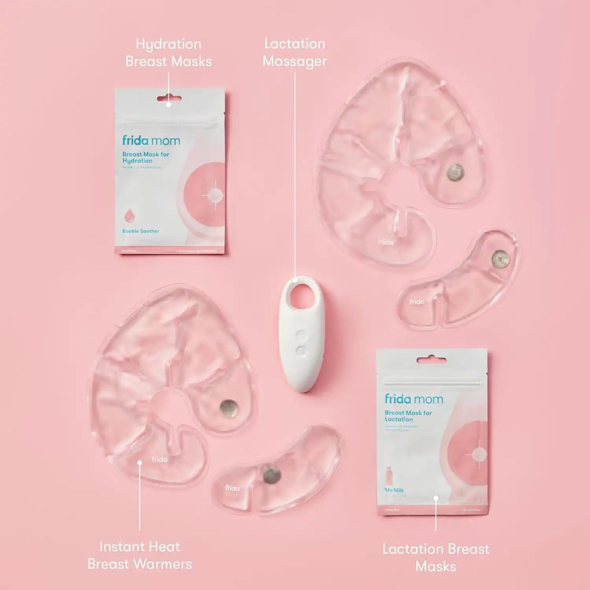 Frida Mom 9pc Breastfeeding Essentials Kit, Milk Flow, Postpartum Gift Set