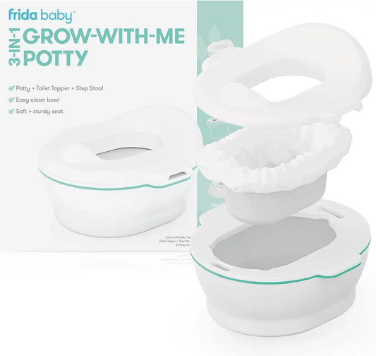 Frida 3-in-1 Grow-With-Me Toddler Potty Training Toilet, Toddler Potty