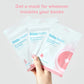 Frida Mom Hydration Packets for Breasts, Hydrate Nipples with Breast Mask Made with Aloe Vera, Honey, Tea Tree Oil, & Cucumber, 2 Sheet Masks (Pack of 4)