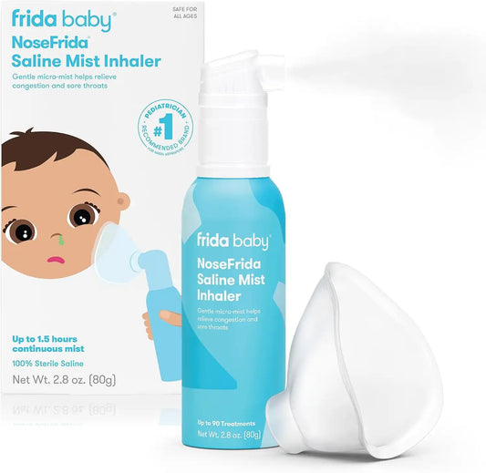 Frida NoseFrida Saline Mist Nasal Inhaler, Babies & Kids, Safe, Gentle