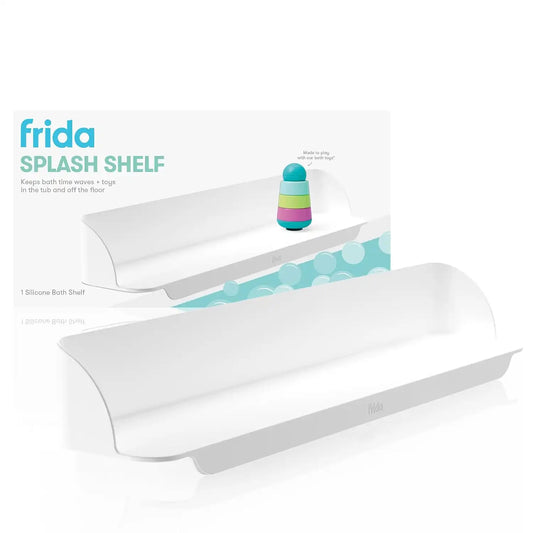 Frida Splash Bathtub Shelf, No-Mess Water Barrier, Space to Play