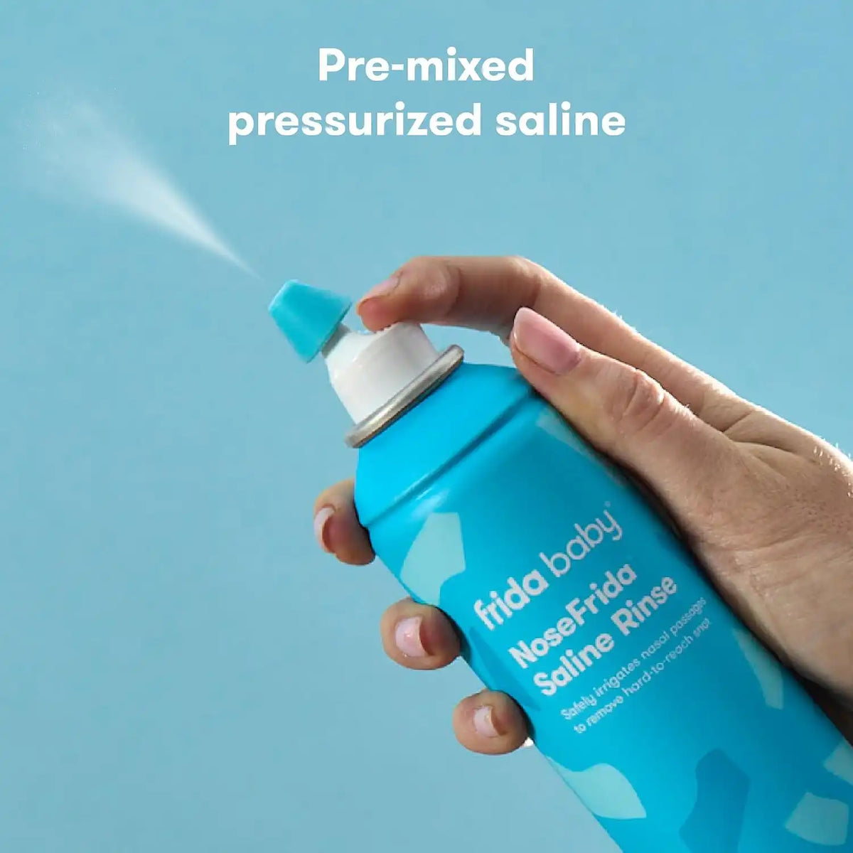 Frida Saline Rinse for Toddler & Kids, Ages 2+, Sinus Rinse, Daily Use