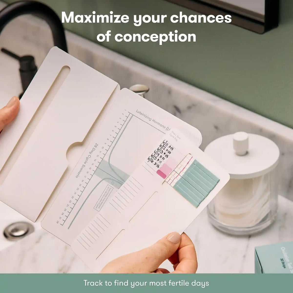 Frida All-in-One Ovulation & Pregnancy Test Kit, Reusable Pee Cup