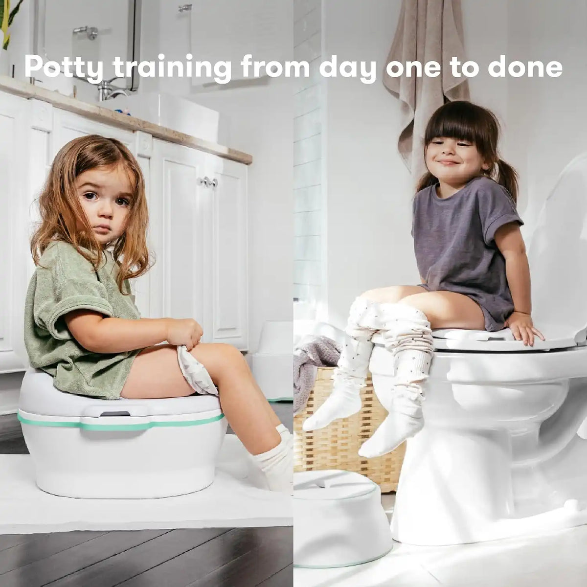 Frida 3-in-1 Grow-With-Me Toddler Potty Training Toilet, Toddler Potty