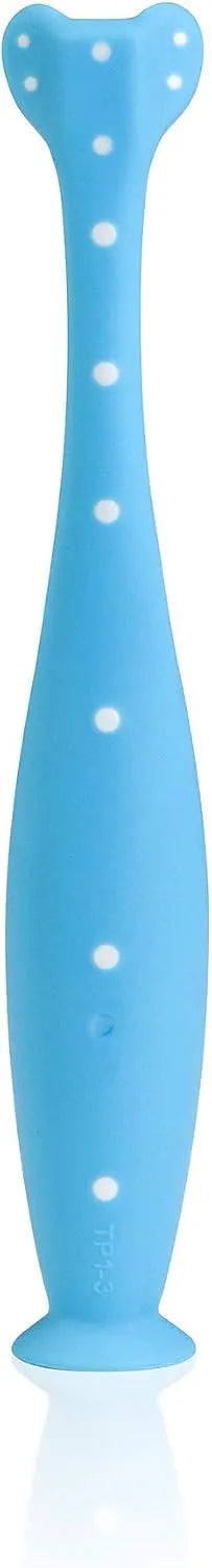 Frida Baby Triple-Angle Toothhugger Toddler Toothbrush, 2 Years & Up, Blue