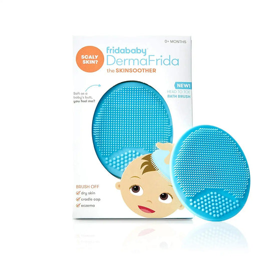 Frida DermaFrida SkinSoother Baby Bath Brush, Baby Essentials, 1 Pack