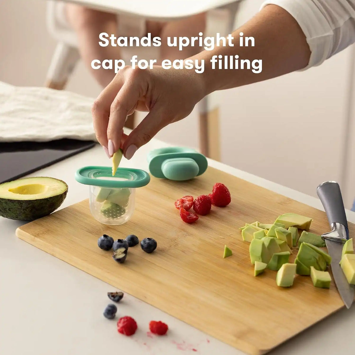 Frida Push Pop Silicone Feeder, Baby Fruit Feeder, 3 Count, BPA Free