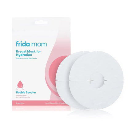 Frida Mom Hydration Packets for Breasts, Aloe, Honey & More, 2 Sheet Masks